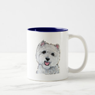 Bäst Westie! Två-Tonad Mugg