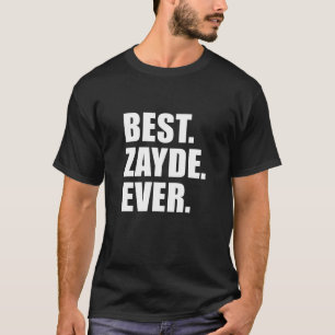 Bäst Zayde någonsin judisk farfar (PÅ MÖRK) T Shirt