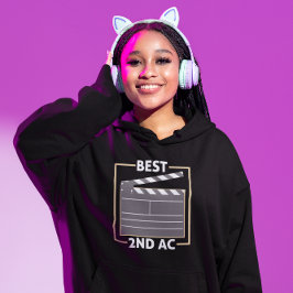 Bästa 2:a växelström - andra stödkamera hoodie