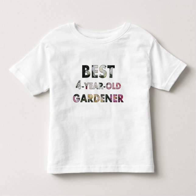 Bästa 4-åriga Gardener-Ro (© Mira) Tee (Framsida)