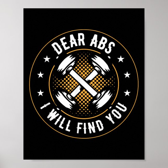 Bästa Abs jag hittar dig Poster (Framsidan)