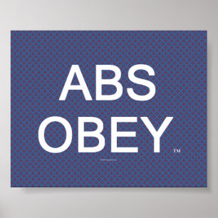 BÄSTA Abs lyder Poster