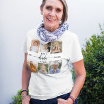Bästa Abuela någonsin - Grandchildren Photo Collag T Shirt<br><div class="desc">Fira "Bästa Abuela någonsin" med den här personligen Farchildren Photo Collage T-Shirt. Den här hjärtliga presenten visar ett vackert arrangerat kollage av omhuldade foton som fångar speciella ögonblick, kompletterat med ett kärleksfullt meddelande. Den är gjord av mjuk, hållbar väv och ger både komfort och stil. Anpassad design garanterar klara och...</div>