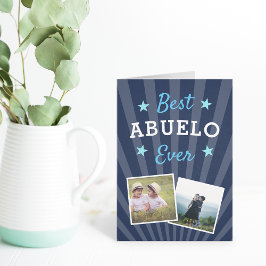 Bästa Abuelo någonsin | Fars dagars foto Kort