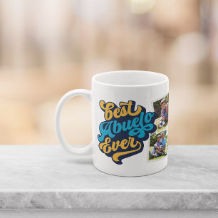 Bästa Abuelo någonsin Grandpa Photo Kaffemugg