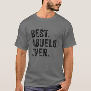 Bästa Abuelo Någonsin Rolig Farfar Farbror Spansk T Shirt