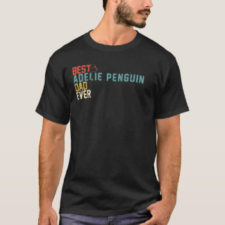Bästa ADELIE PENGUIN Pappa någonsin Retro-Vintage T Shirt