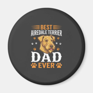 Bästa airedale terrier pappa någonsin hundälskare magnet