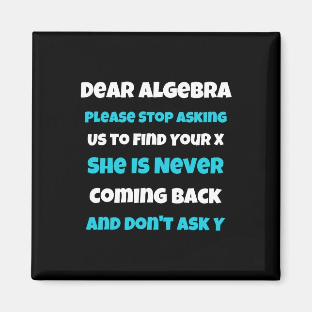 Bästa Algebra-Roligtens sarkastiska skola för tonå Magnet (Framsidan)