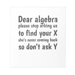 Bästa Algebra sluta be oss att hitta ditt X Anteckningsblock