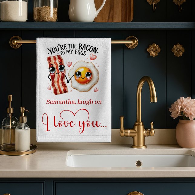 Bästa Alla hjärtans dags present Rolig mat Köksduk Kökshandduk (Best Valentine’s Gift Funny Food Kitchen Towel)