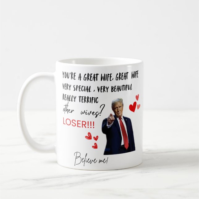 Bästa Alla hjärtans dags-present till fru/flickvän Kaffemugg (Vänster)