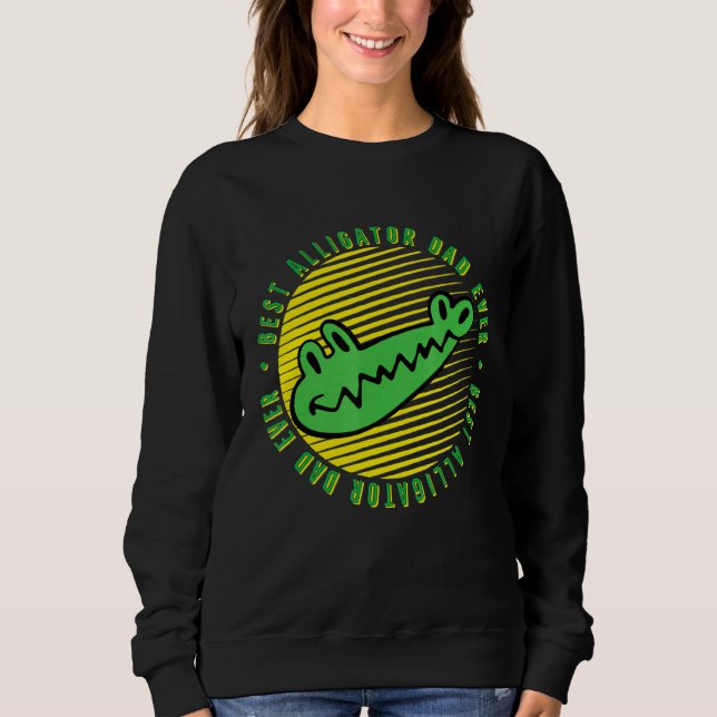 Bästa Alligator Pappa någonsin Fars dag Idea T Shirt (Framsida)