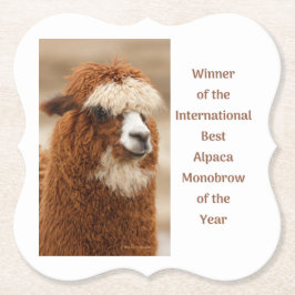 Bästa Alpaca Enbryn Underlägg Papper