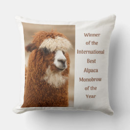 Bästa Alpaca-monobryn Kudde