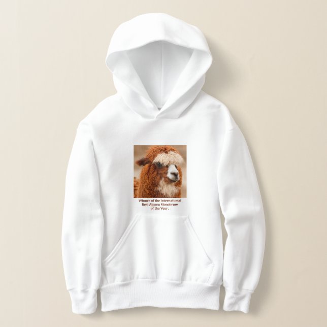 Bästa Alpaca-monobryn T Shirt (Laydown)