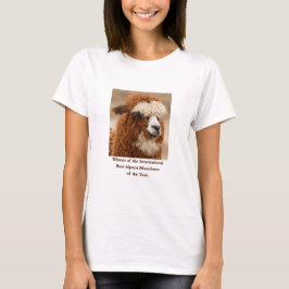 Bästa Alpaca-monobryn T Shirt