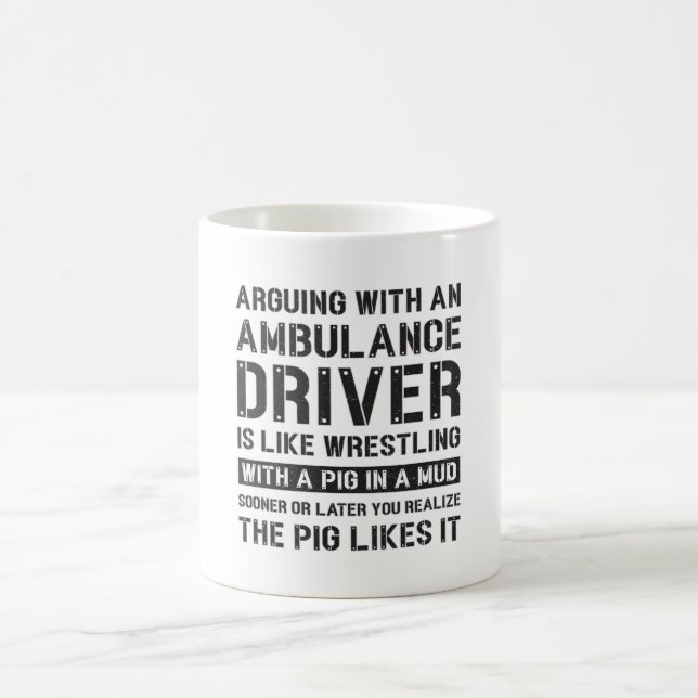 Bästa Ambulance Driver-Akutet Sjukvårdare är lusti Kaffemugg (Center)