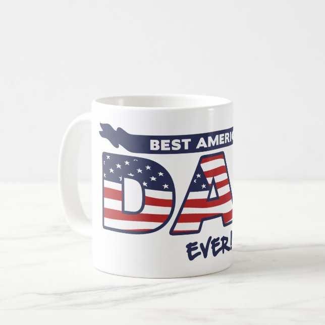 Bästa American Dad någonsin Kaffemugg (Framsida vänster)
