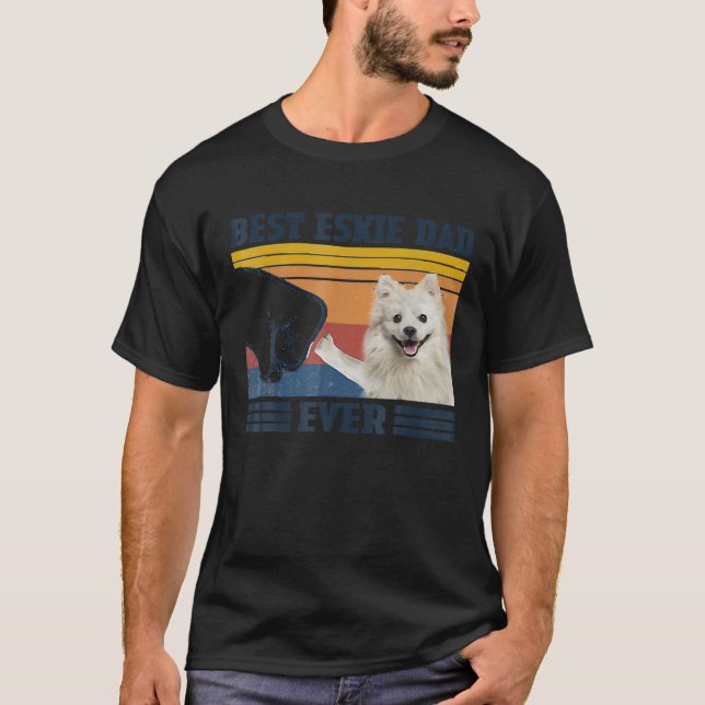 Bästa amerikanska eskimo Hund Pappa Aldrio Rolig h T Shirt (Framsida)