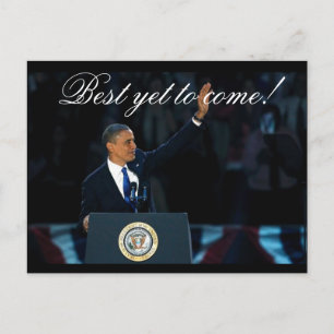 Bästa än för Kom OBAMA Historiskt omval Vykort