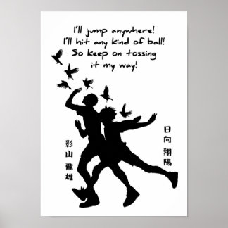 Bästa animerade citat om volleyball poster