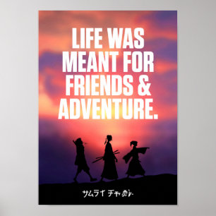Bästa animeringsofferter om vänner och nytt Äventy Poster