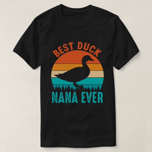 Bästa Anka NANA-Vintagen T Shirt (Design framsida)
