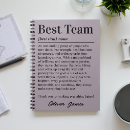 Bästa Anpassningsbar för definition av team - meda Anteckningsbok