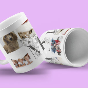 Bästa anpassningsbar MORSA Multifoto någonsin Kaffemugg