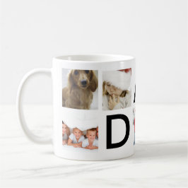 Bästa anpassningsbar | PAPPA | Modern textfoto Kaffemugg