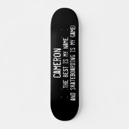 Bästa är mitt namn Custom Grunge Mini Skateboard Bräda 18,5 Cm