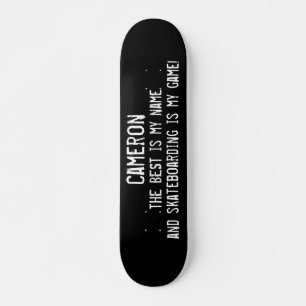 Bästa är mitt namn Custom Grunge Mini Skateboard Bräda 18,5 Cm