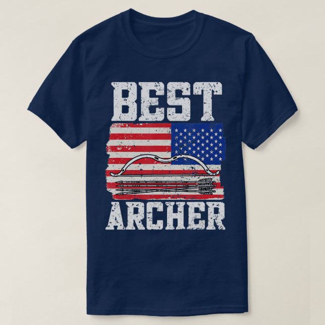 Bästa ArcherArcher Bow-arkitektur T Shirt (Design framsida)