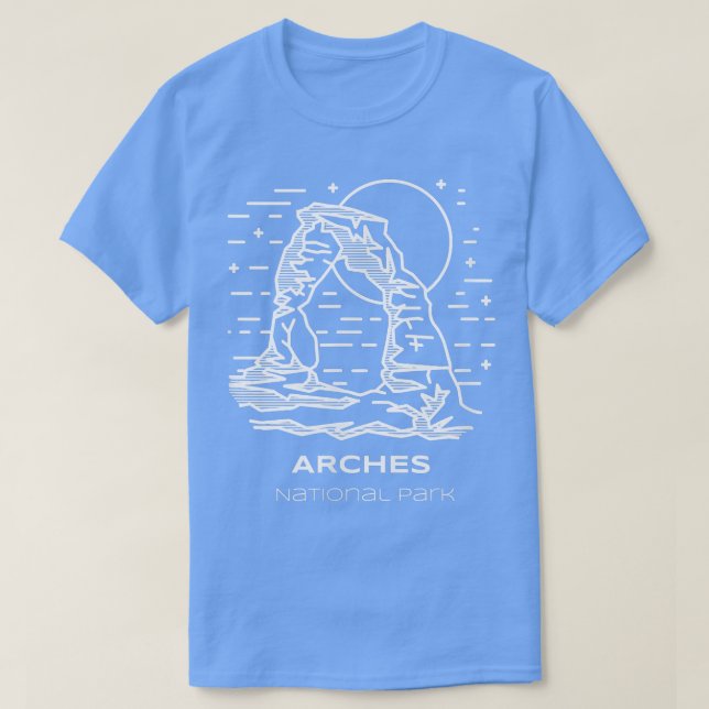 Bästa Arches nationalpark Hike T Shirt (Design framsida)