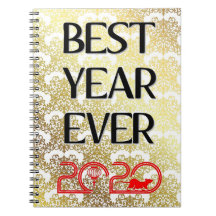 BÄSTA ÅRET EVER 2020 ÅR I DIAREN Råtta NOTEBOOK