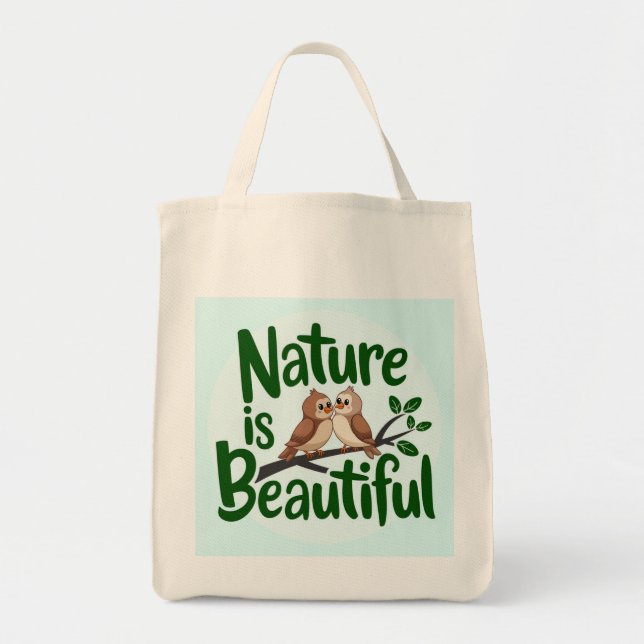 Bästa återanvändbara Livsmedel-Tote bags för miljö Tygkasse (Framsidan)