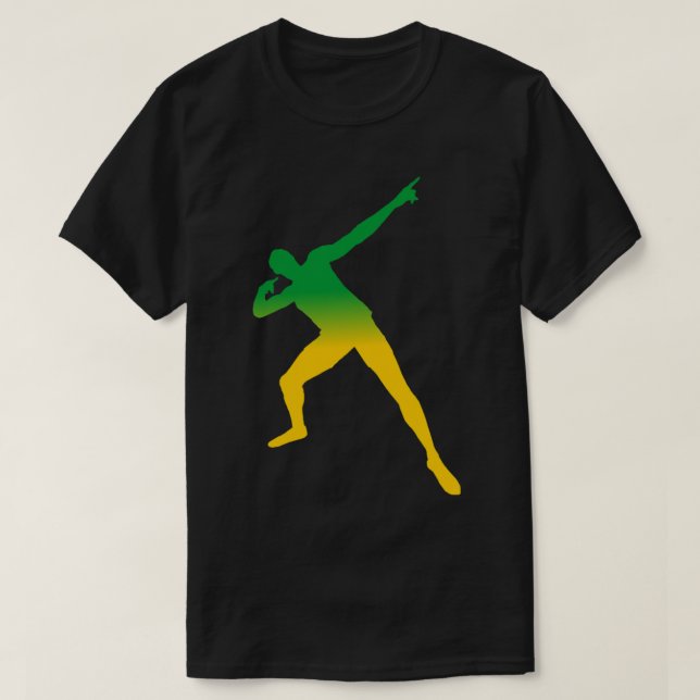 BÄSTA ATT KÖPA - Usain Bolt Firande Essential T-S T Shirt (Design framsida)