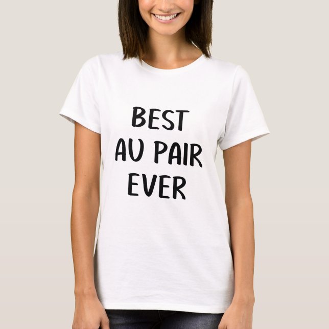 Bästa au-paret någonsin t shirt (Framsida)