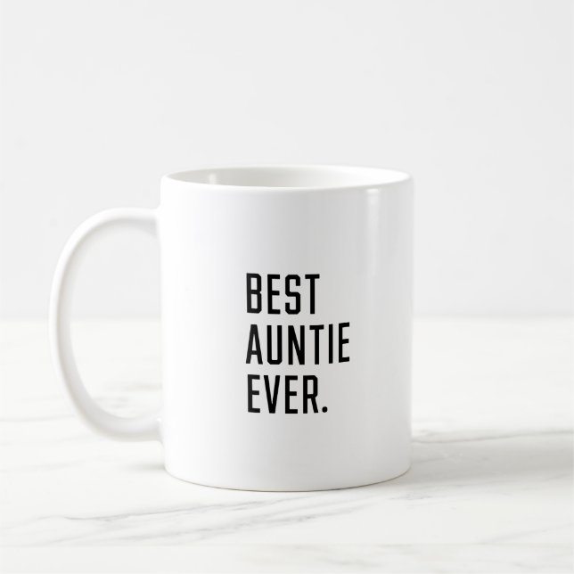 Bästa Auntie någonsin Kaffemugg (Vänster)