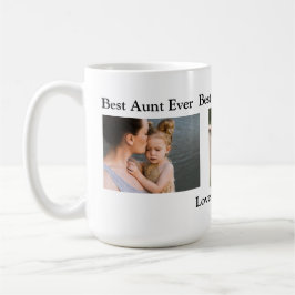 Bästa Auntie någonsin | Personlig Photo Kaffemugg
