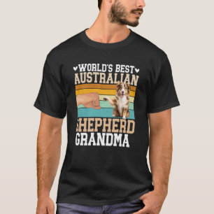 Bästa australian shepherd-mormor till en australia t shirt