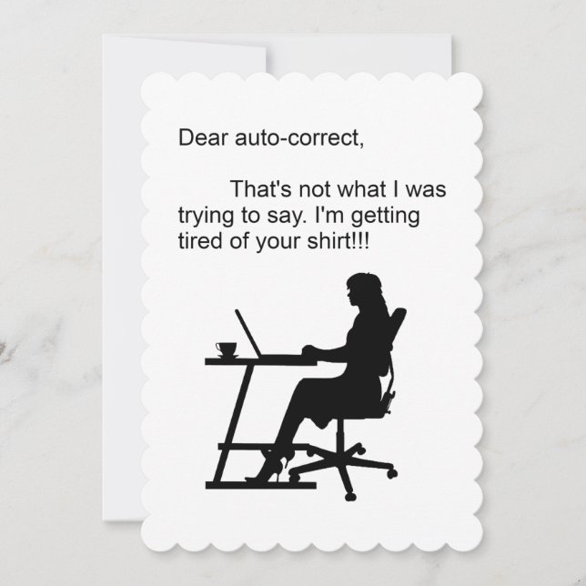 Bästa autokorrigering meddelande (Framsida)