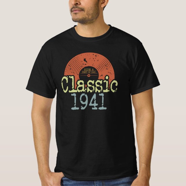 Bästa av 1941 klassisk vinyl, född 1941 t shirt (Framsida)