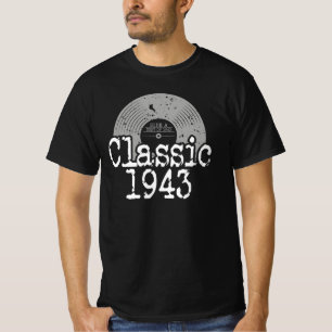 Bästa av 1943 klassisk vinyl, född 1943 t shirt