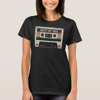 Bästa av 1952 70:e födelsedagsbandet 70 år t shirt