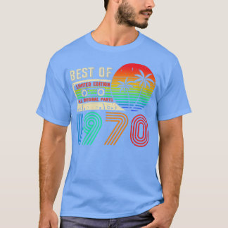 Bästa av 1970 52:a Vintagen Kassettbandslimiten T Shirt