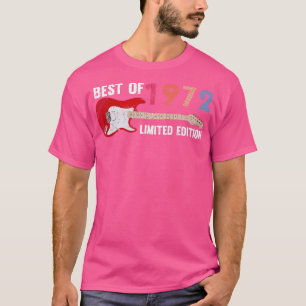 Bästa av 1972-50 års Guitar Music Fläkt-födelsedag T Shirt