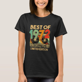 Bästa av 1972 50:e födelsedagen 50 år gammal t shirt