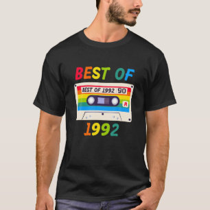 Bästa av 1992 års Retro Vintage Music Cassette 30t T Shirt